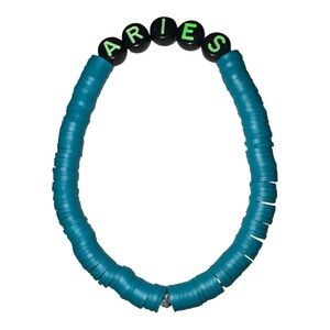 3 FOR $20 HANDCRAFTED Turquoise Aries Zodiac Bracelet